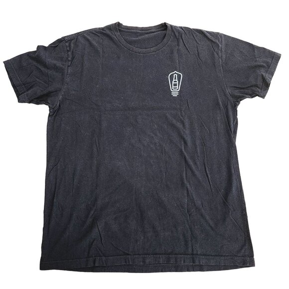 Bottle Logic Brewing T-Shirt Est 2013 Anaheim CA Black Cotton Size Large - Picture 3 of 4